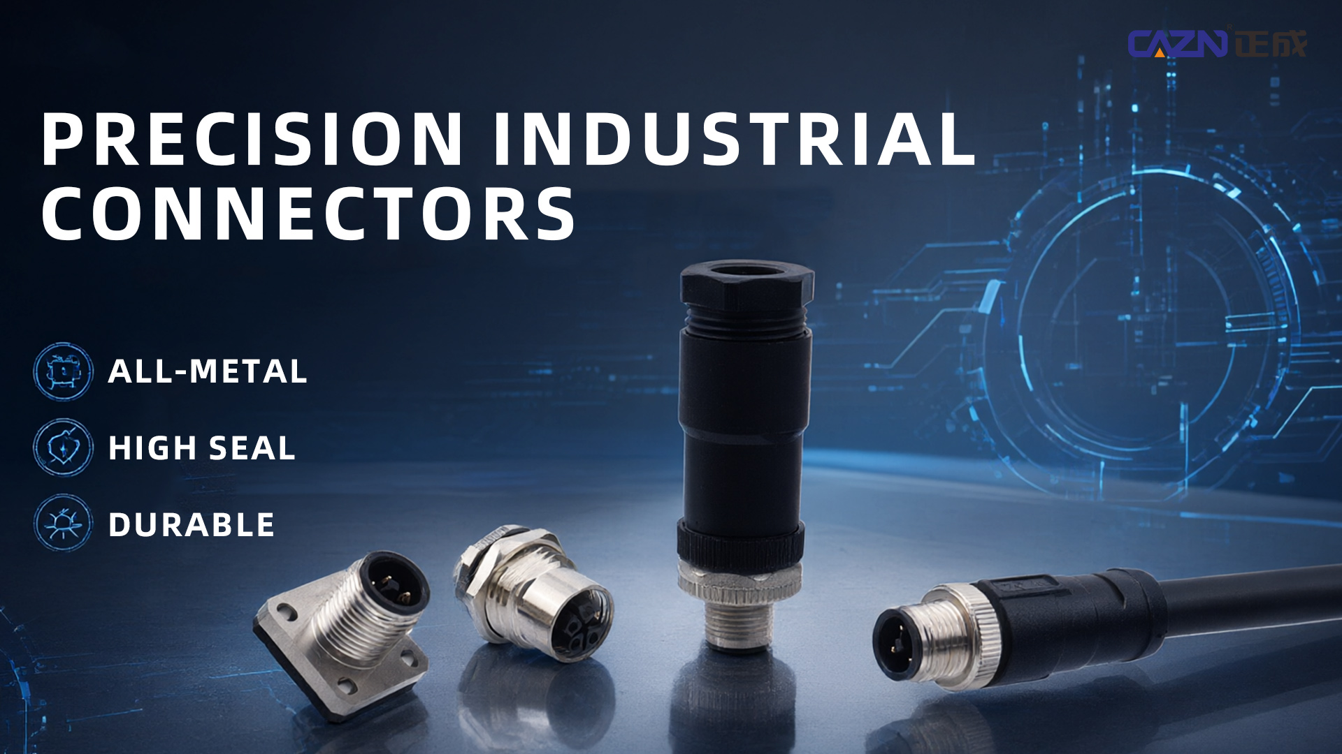 M12 Connector SKTL High-Current Pin Configurations and Applications
